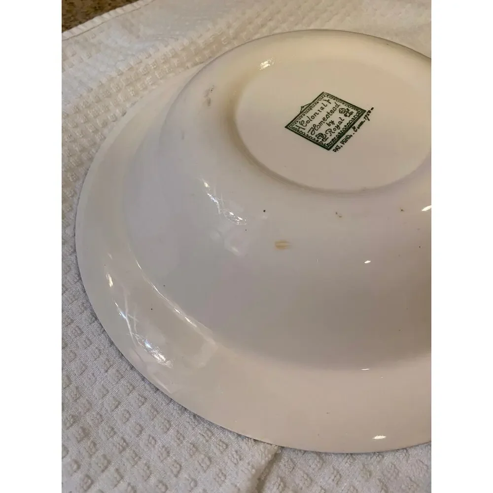 Colonial Homestead 10 inch serving bowl